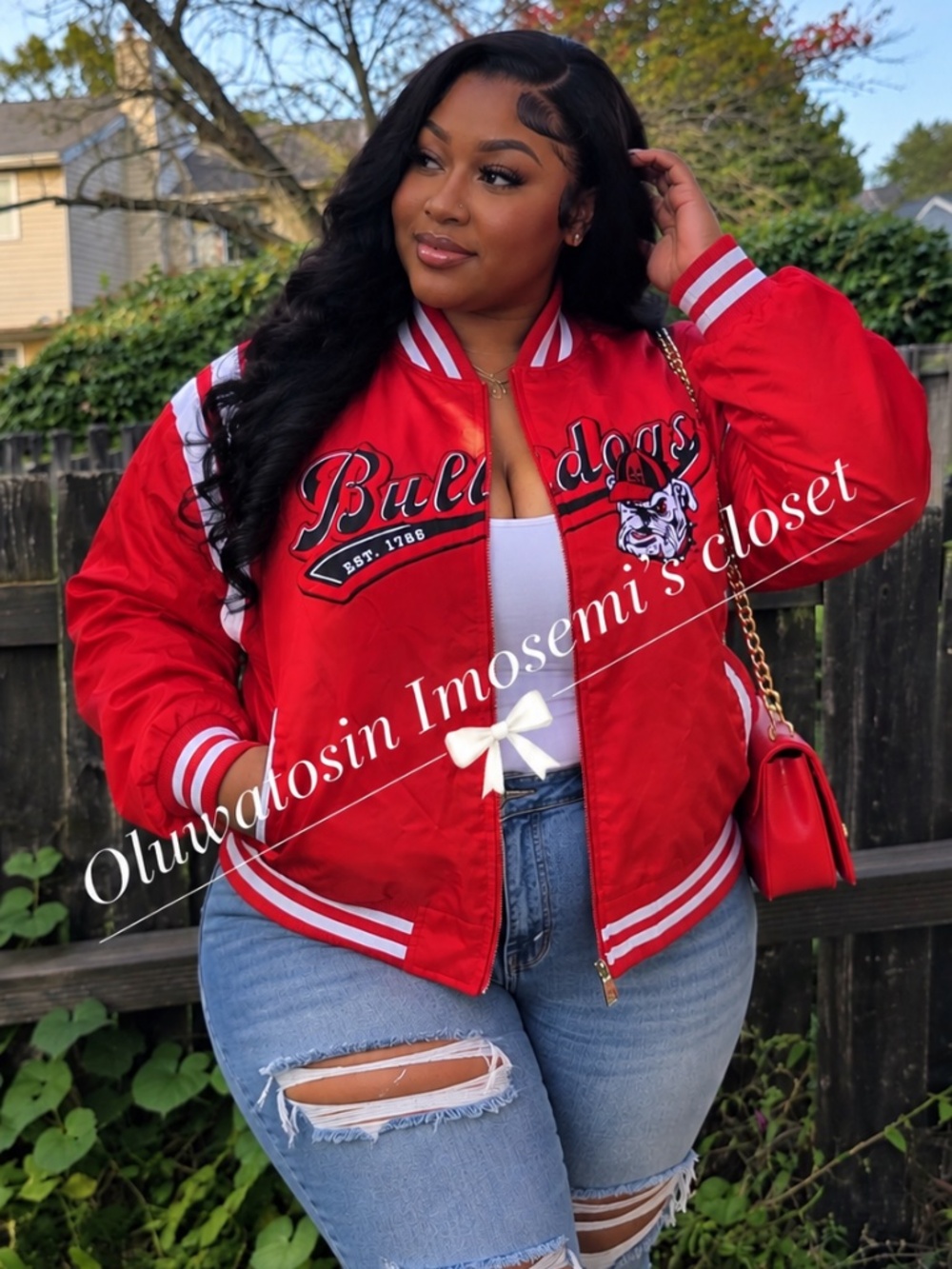 Red Bulldogs Varsity Jacket